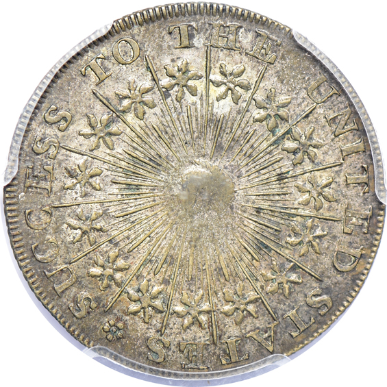 Washington Success Medal, Large Size, Reeded Edge, Silvered - PCGS AU-58 CAC