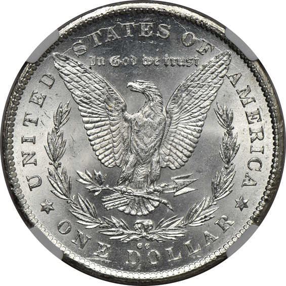 1878-CC NGC, 1881-CC PCGS, and an 1885-CC NGC, all MS-63