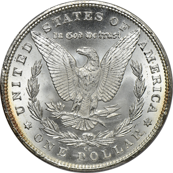 1878-CC NGC, 1881-CC PCGS, and an 1885-CC NGC, all MS-63