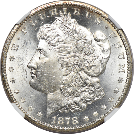 1878-CC NGC MS-63+