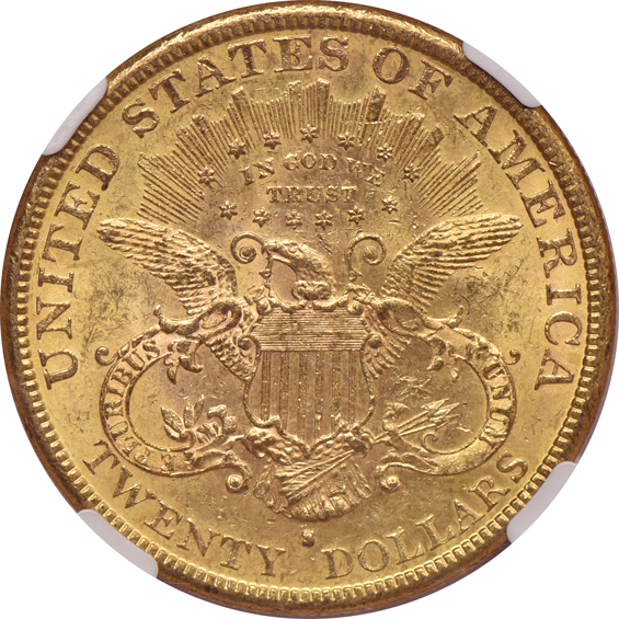 1883-S NGC MS-61