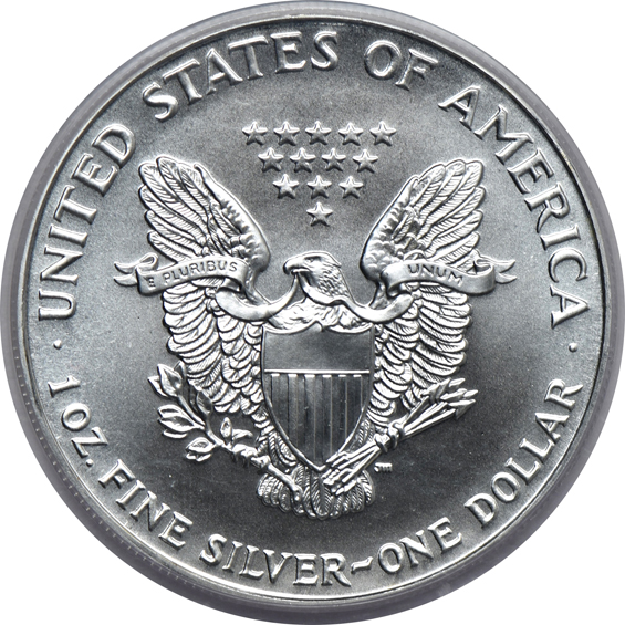 Five 2001 American silver eagles, WTC Ground Zero Recovery, all PCGS MS-69