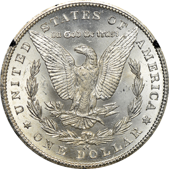 1884-CC GSA and an 1885-CC GSA, both MS-63