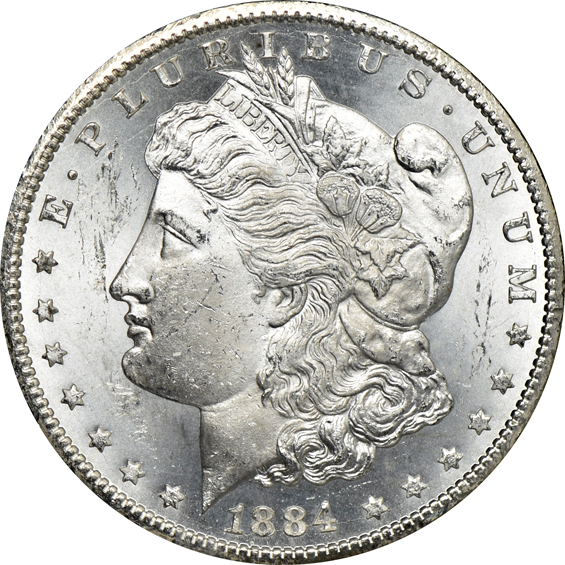 1884-CC GSA and an 1885-CC GSA, both MS-63