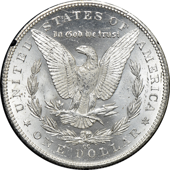 1884-CC GSA and an 1885-CC GSA, both MS-63
