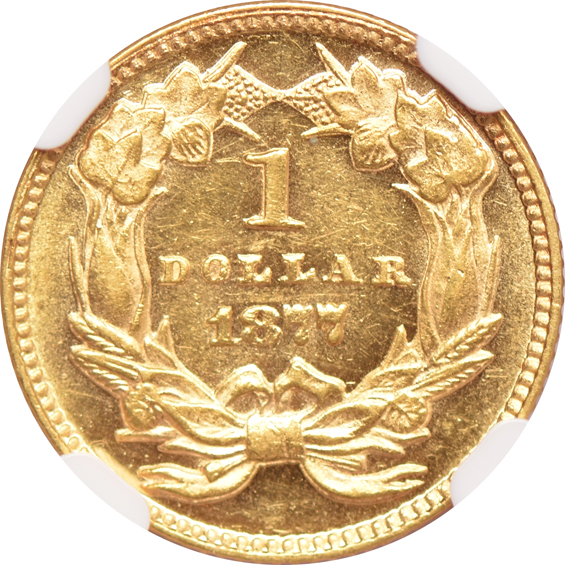 1877 MS-62, and an 1887 MS-64, both NGC