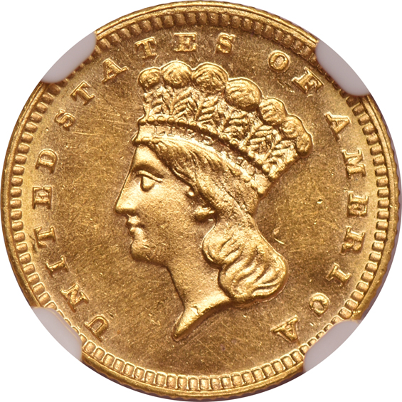 1877 MS-62, and an 1887 MS-64, both NGC