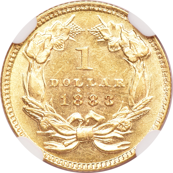 1853 and 1883, both NGC MS-63 CAC