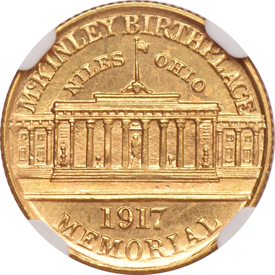 1917 $1 McKinley NGC MS-64 CAC