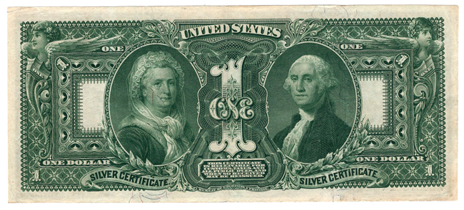 1896 $1 Educational Fr# 224 - XF