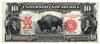 1901 $10 Bison Fr# 121 - VF
