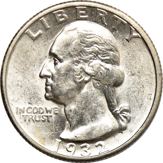 Partial collection of Washington quarters in a Dansco 8140 album