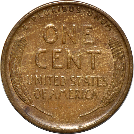 Partial collection of Lincoln cents in a Dansco album