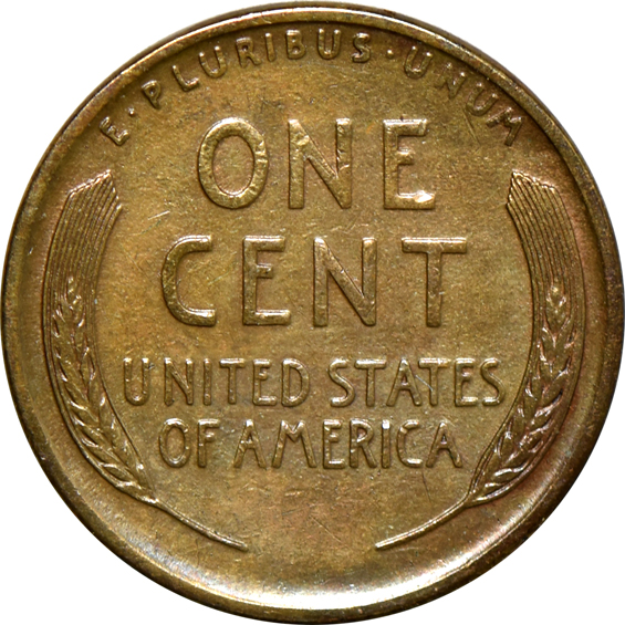 Partial collection of Lincoln cents in a Dansco album