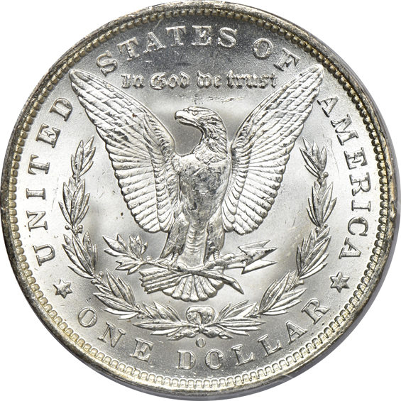 Five 1892-O, all PCGS MS-63