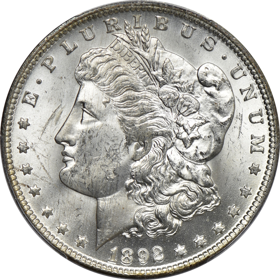 Five 1892-O, all PCGS MS-63