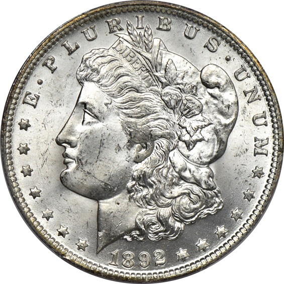 Five 1892-O, all PCGS MS-63