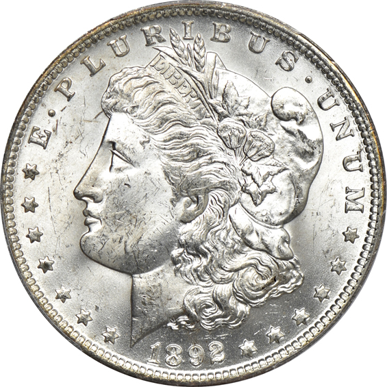 Five 1892-O, all PCGS MS-63