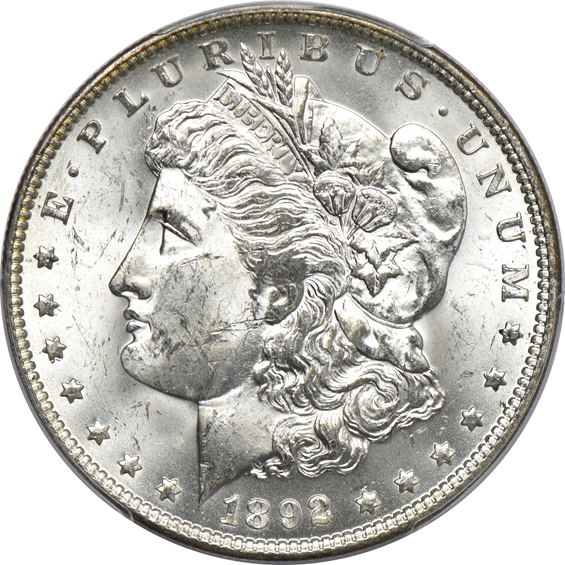 Five 1892-O, all PCGS MS-63