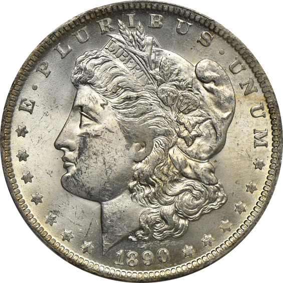 Five 1890-O, all PCGS MS-63