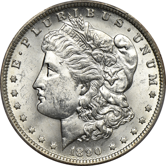 Five 1890-O, all PCGS MS-63