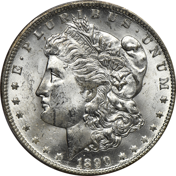 Five 1890-O, all PCGS MS-63