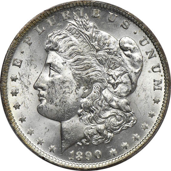 Ten 1890-O, all PCGS MS-62