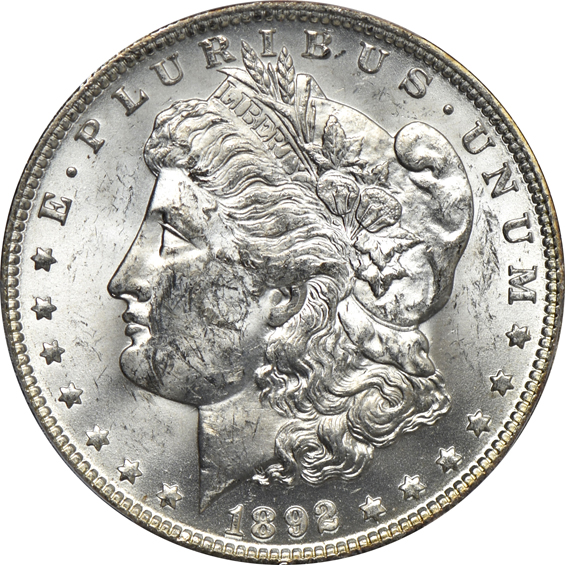 Ten 1892-O, PCGS MS-62