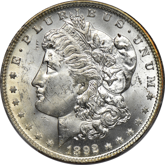 Ten 1892-O, PCGS MS-62