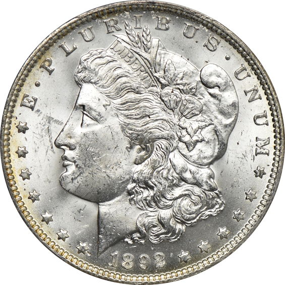 Ten 1892-O, PCGS MS-62