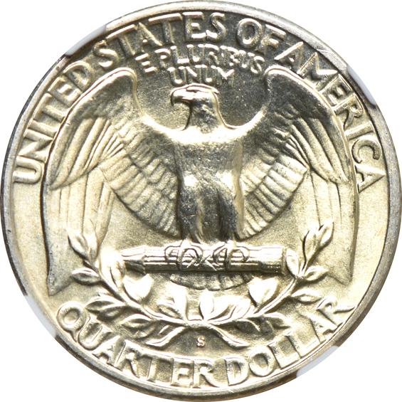 1935-S MS-65 CAC, and a 1938-D MS-65, both NGC