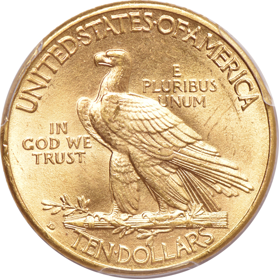 1908-D Motto PCGS MS-62 CAC