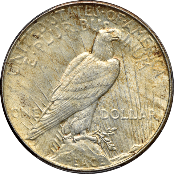 1934-S AU-55, 1935 MS-63, and a 1935-S MS-63, all PCGS