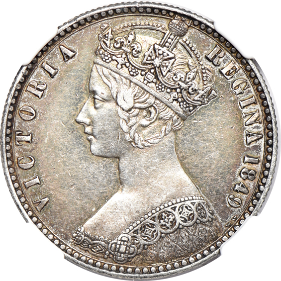 Great Britain - Eight coins certified by NGC