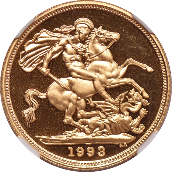 Multiple - Four World gold coins certified by NGC