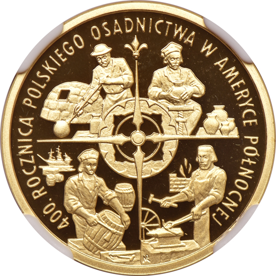 Multiple - Four World gold coins certified by NGC