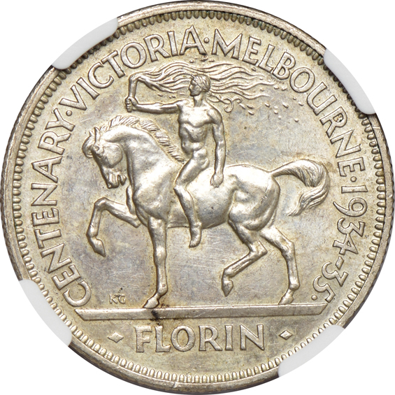 Australia - 1934-35 2S Victoria & Melbourne - NGC MS-62