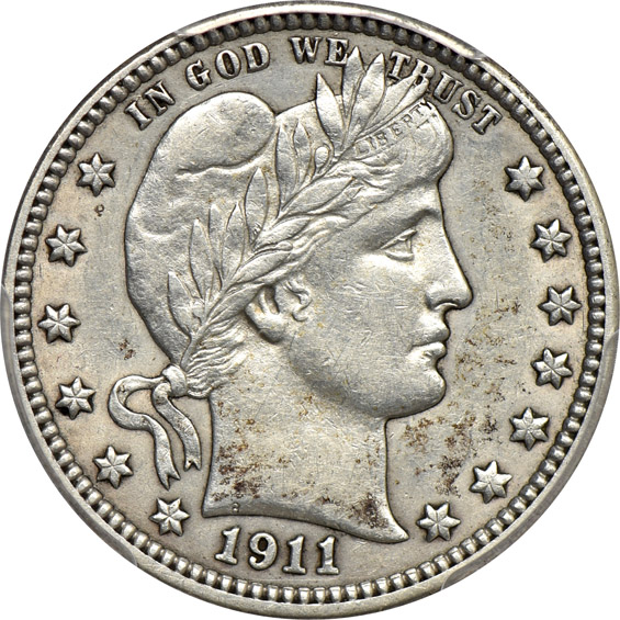 1897-O VF details/cleaned, 1904-O XF details/cleaned, and a 1911-D XF details/cleaned, all PCGS