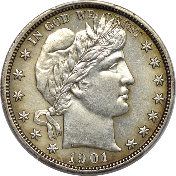 1892-S and 1901-S, both PCGS AU details/cleaned