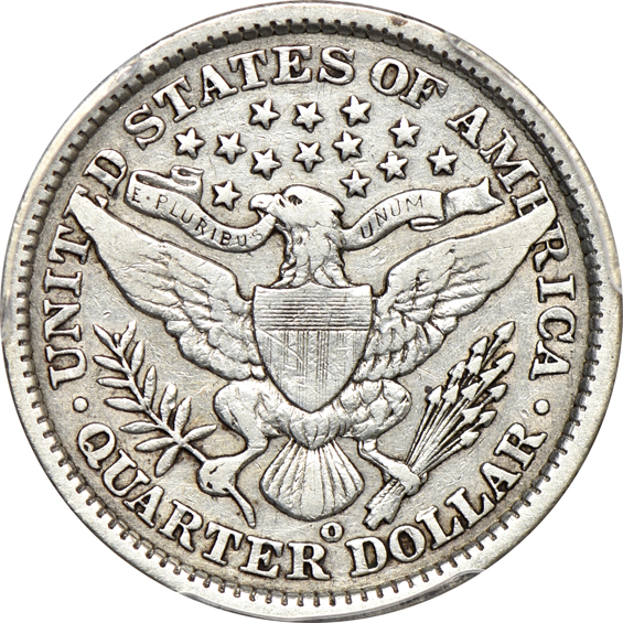 1896-O VF-20, and a 1904-O AU details/cleaned, both PCGS