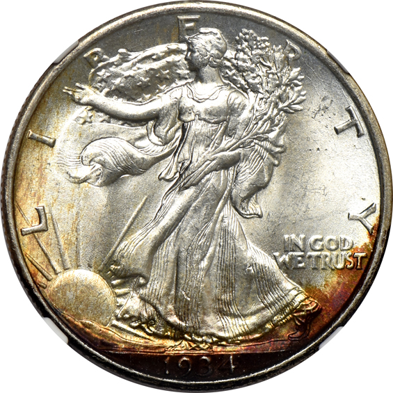Three 1934, all NGC MS-64