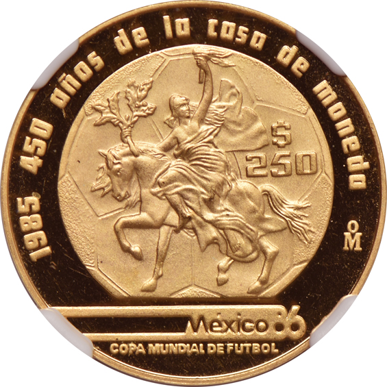 Multiple - Six modern gold coins certified by NGC