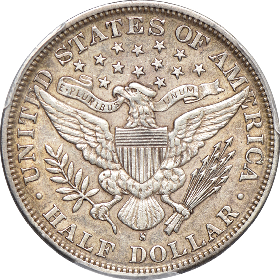 1898-S XF-45, and a 1908-O AU-58, both PCGS