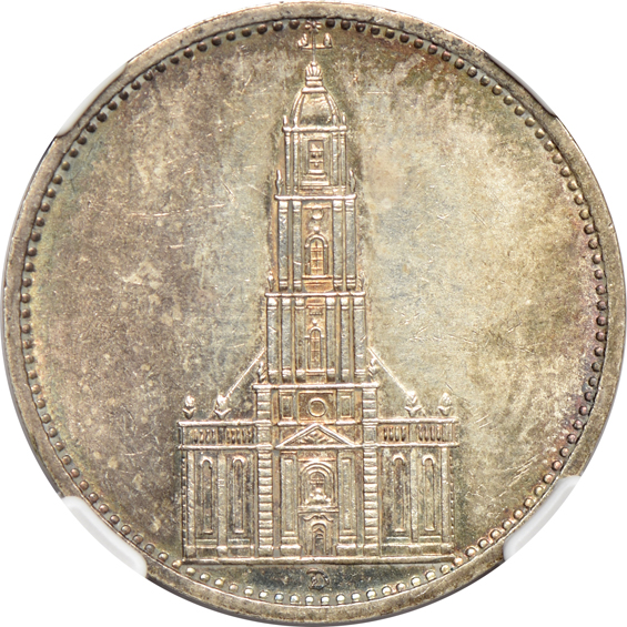 Germany - Ten silver German coins certified by NGC, as described