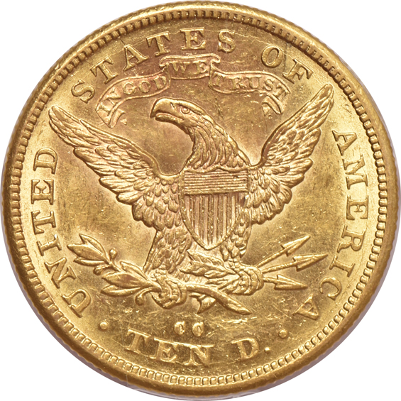 1880-CC PCGS AU details/tooled