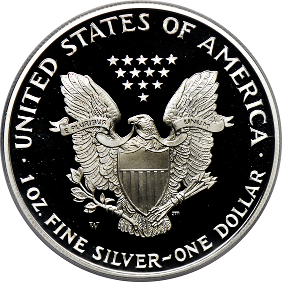 1995-W Proof Silver Eagle PCGS PR-69DCAM