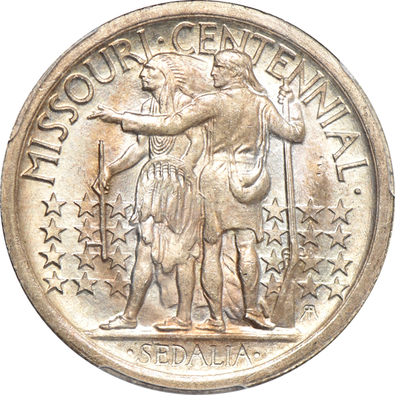 1921 Missouri 2X4 PCGS MS-66