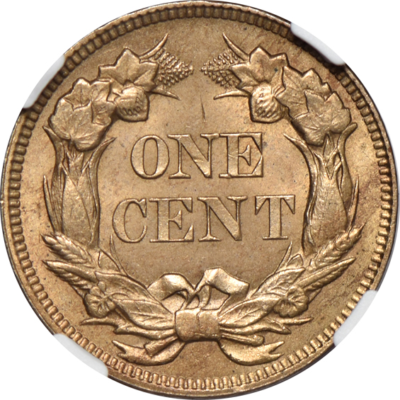 1857 Flying Eagle NGC MS-64