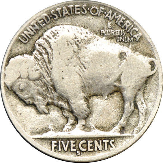 Collection of 65 Buffalo nickels in a Capital Plastics holder