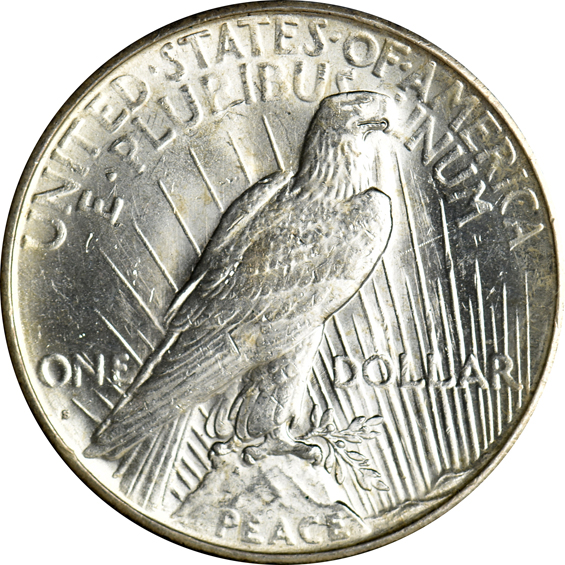 Collection of 22 different Peace dollars in a Capital Plastics holder